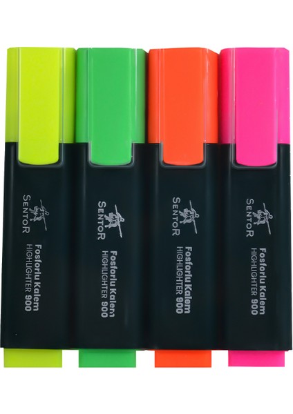 Fosforlu Kalem 4 Lü Highlighter 900