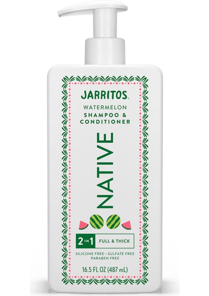 Jarritos Watermelon 2’si 1 Arada Şampuan ve Saç Kremi 487 ml
