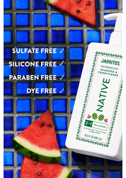 Jarritos Watermelon 2’si 1 Arada Şampuan ve Saç Kremi 487 ml
