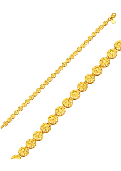 Işık Seli 22 Ayar Modern Altın Bileklik