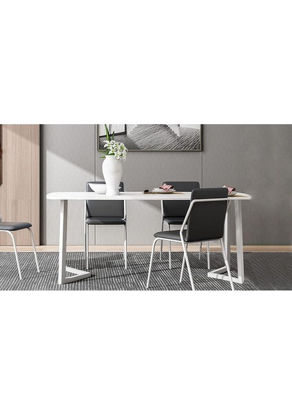Metal Masa Yemek Masası Çalışma Masası Ayağı 2 Adet Ayak 72 cm Mobilya Ayağı