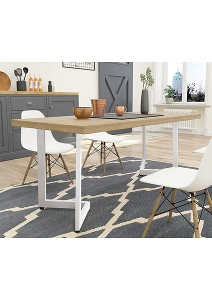 Metal Masa Yemek Masası Çalışma Masası Ayağı 2 Adet Ayak 72 cm Mobilya Ayağı