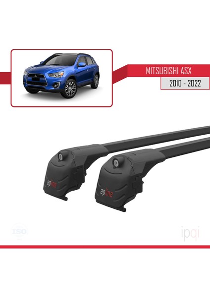 Mitsubishi Asx (Ga) 2010-2022 Arası ile Uyumlu Ace-2 Ara Atkı Tavan Barı Siyah 2 Adet