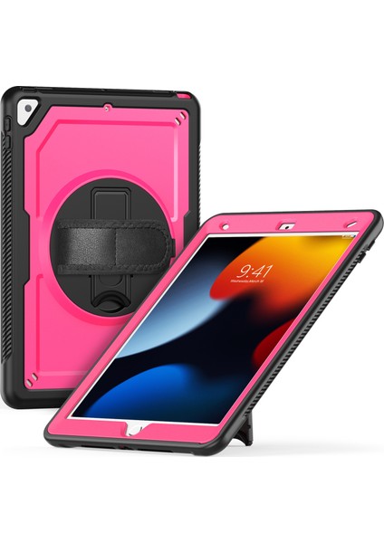 iPad 10.2 (2021) / (2020) / (2019) / Hava 10.5 Inch (2019) / Pro 10.5 Inch (2017) Pc + Omuz Askılı Tpe Kapak (Yurt Dışından)