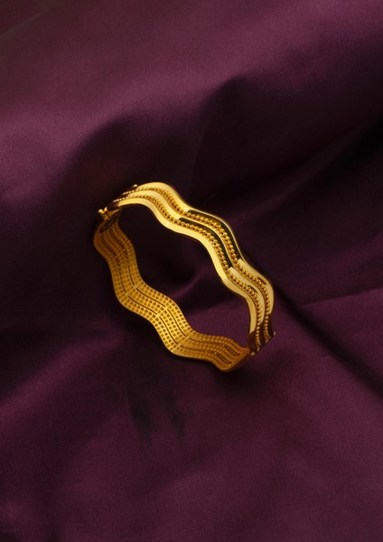 Zikzak Ajda 14 Ayar Kelepçe Bilezik fırsatları