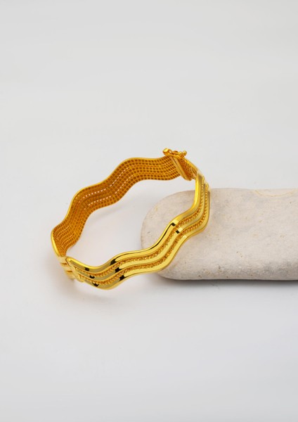 Zikzak Ajda 14 Ayar Kelepçe Bilezik indirimleri