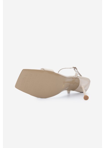Kadın Vegan Bej Rugan Topuklu Ayakkabı 932 2852 Bn Ayk Y25 Nude Krsk Rgn fırsatları