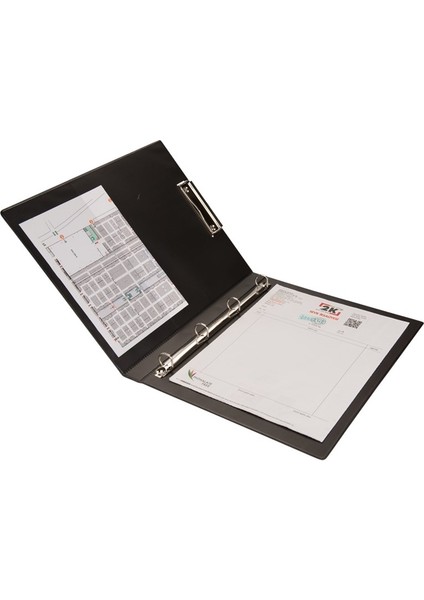 295L A4 Biala Çift Mekanizmalı Öğrenci ve Ofis Tipi Evrak Sunum Klasörü 26 x 32 cm 150 Yaprak Kapasiteli Lacivert