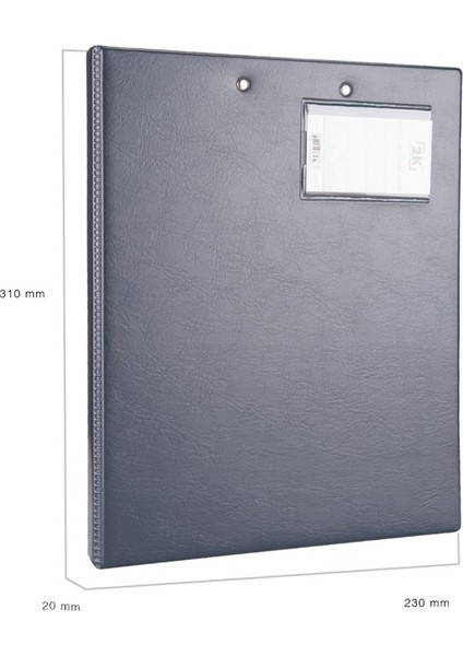 295L A4 Biala Çift Mekanizmalı Öğrenci ve Ofis Tipi Evrak Sunum Klasörü 26 x 32 cm 150 Yaprak Kapasiteli Lacivert