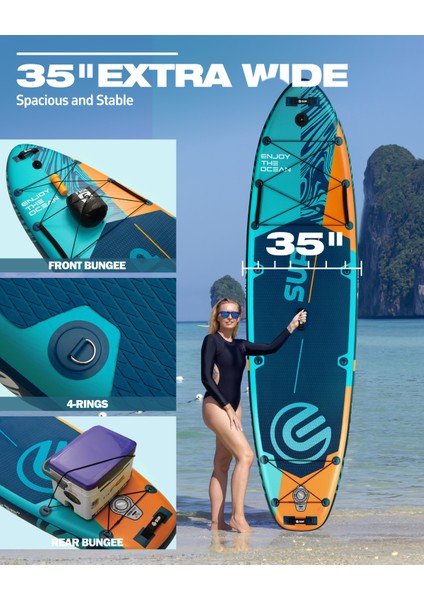Suplimanı Supboard Paddle Board Şişme Sörf Tahtası Tam Set
