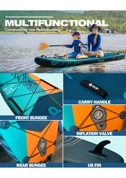 Suplimanı Supboard Paddle Board Şişme Sörf Tahtası Tam Set
