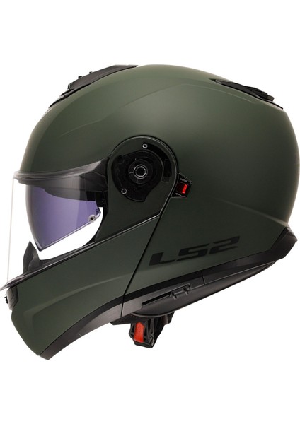 Strobe 2 Mat Yeşil Motosiklet Kask ( Xl ) Beden