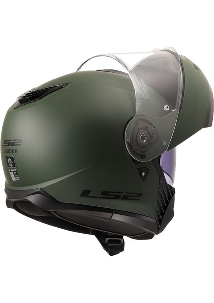 Strobe 2 Mat Yeşil Motosiklet Kask ( Xl ) Beden