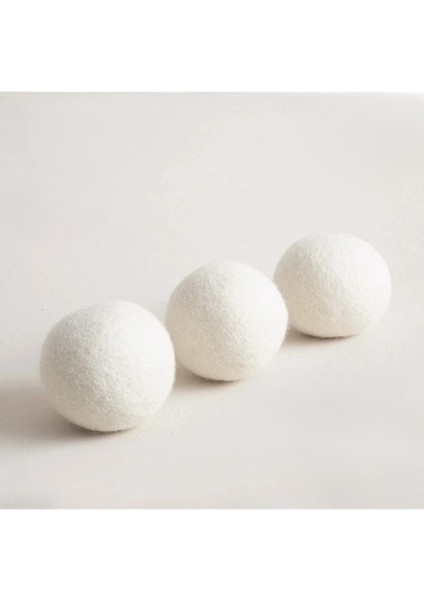 3'lü Yün Kurutma Topu Seti: Doğal ve Yumuşak Çamaşırlar