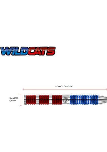 Wildcats %90 Tungsten 25GR Çelik Uçlu Dart Oku modelleri