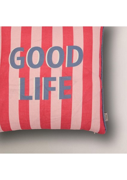 Good Life Baskılı Çizgili Kırlent Kılıfı fiyatları