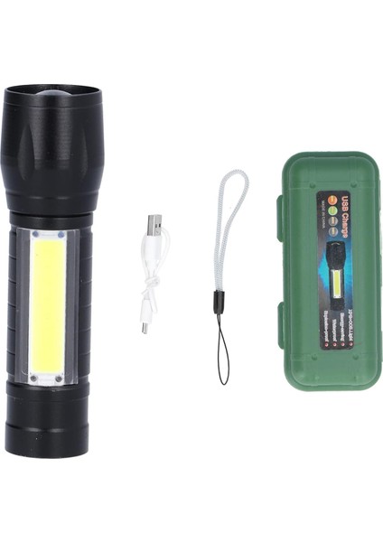511 LED El Feneri Şarj Edilebilir Micro USB Mini El Feneri Ultra Parlak Taşınabilir Küçük Lamba Yüksek Güçlü