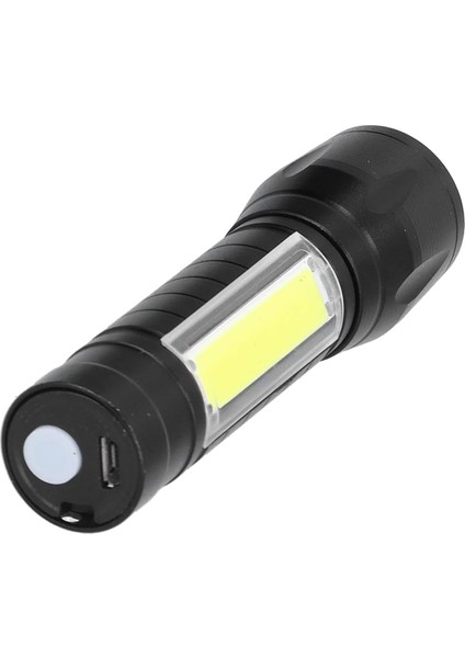 511 LED El Feneri Şarj Edilebilir Micro USB Mini El Feneri Ultra Parlak Taşınabilir Küçük Lamba Yüksek Güçlü