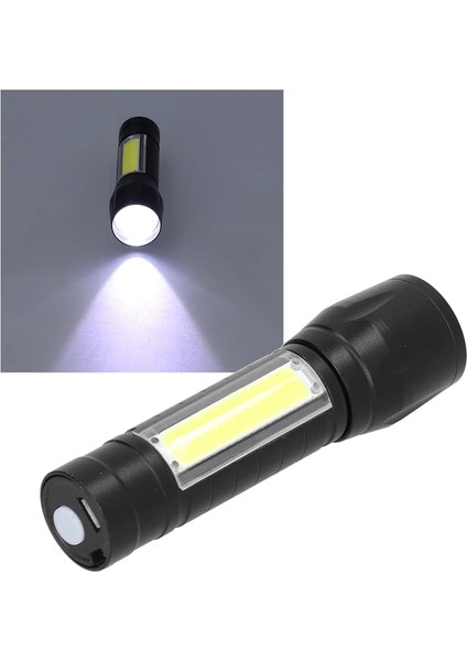 511 LED El Feneri Şarj Edilebilir Micro USB Mini El Feneri Ultra Parlak Taşınabilir Küçük Lamba Yüksek Güçlü