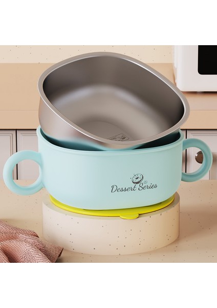 Jıayı Baby 300ML Çocuk 316 Paslanmaz Çelik Yalıtım Kasesi Bebek Maması Takviyesi Kase St (Bpa Free, Fda Sertifikası Yok)-Sarı (Yurt Dışından)