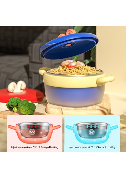 Sabit Sıcaklıkta Su Enjeksiyonlu Bebek Yalıtım Kasesi Vantuzlu Kase (Bpa Içermez, Fda Sertifikası Yok)-Sarı (Yurt Dışından) modelleri