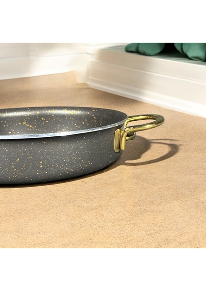 20 cm Granit Tava Çift Kulplu