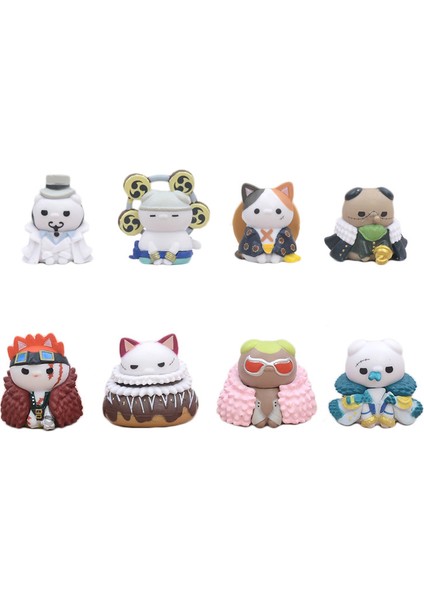 8 Korsan Kedi Modeli 4cm (Yurt Dışından)