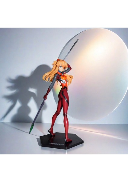 Evangelion Eva Asuka Savaş Kıyafeti 40CM (Yurt Dışından) modelleri