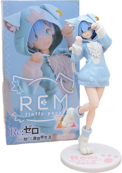 Re:zero Başka Bir Dünyada Hayata Başlamak Renkli Rem Parker Seti 20CM (Yurt Dışından)
