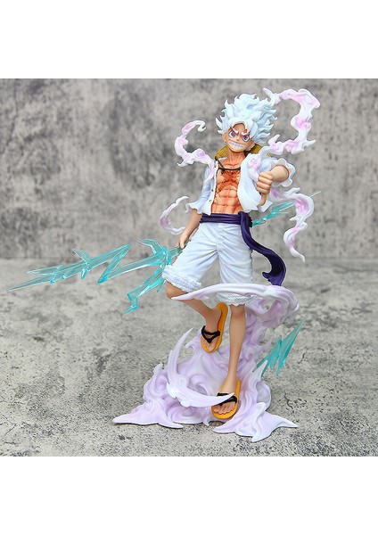 One Piece Nika Luffy Güneş Tanrısı Beşinci Vites Beyaz (Yurt Dışından)