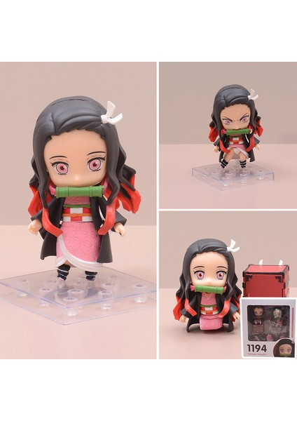 Demon Slayer: Kimetsu No Yaiba Kamado Nezuko Hareketli Yüz Değiştiren Model 11CM (Yurt Dışından)