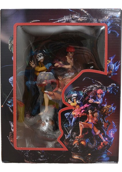 One Piece Kaptan Üç Onigashima Savaş Modeli 22CM (Yurt Dışından)