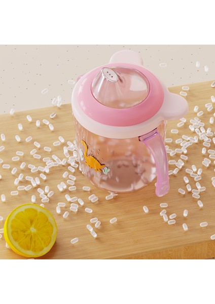 250ML Bebek Biberon Çocuk Learn Kulplu Matara St (Bpa Içermez, Fda Sertifikası Yok)-Nane Yeşili/damlatmaz Bardak (Yurt Dışından)