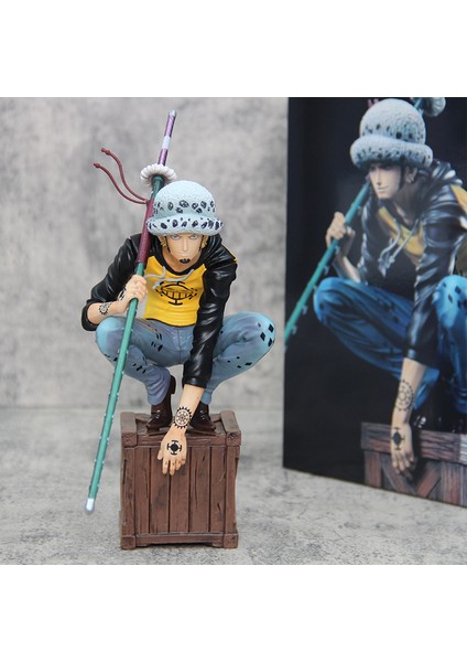 One Piece Hayalet Adası Denizlerin Yedi Savaş Ağası Çömelen Trafalgar Law 21CM (Yurt Dışından) fiyatları