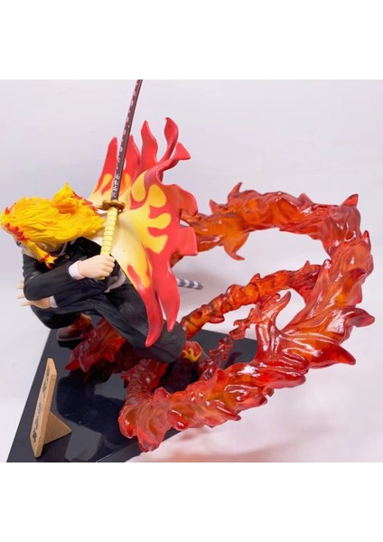Demon Slayer: Kimetsu No Yaiba Savaş Versiyonu Rengoku Shinjuro 20CM (Yurt Dışından) fiyatları