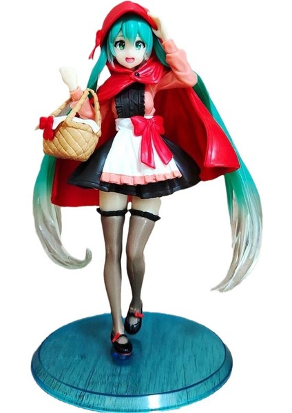 Hatsune Miku Kırmızı Başlıklı Kız Modeli 18CM (Yurt Dışından)