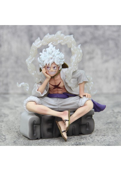 One Piece Gk Sun God Fifth Gear Form Nika Luffy Oturan 16CM (Yurt Dışından)