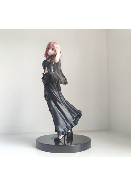 Özü Itibarıyla Çiçekli Gelin Nakano Miku Siyah Uzun Elbise 19CM (Yurt Dışından) modelleri