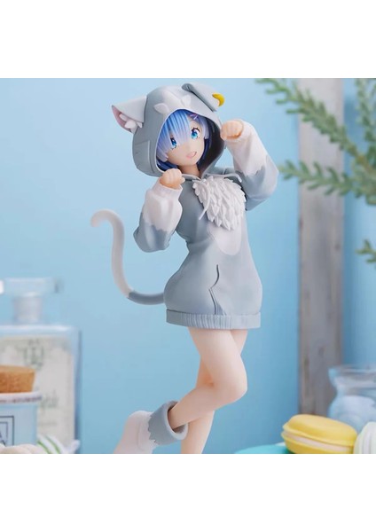 Re:zero -Başka Bir Dünyada Hayata Başlamak - Parker Kostümü Rem Figürü 16CM (Yurt Dışından)