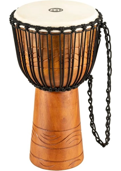 Adj2-M+Bag African Style Rope Tuned Series Medium 10" Djembe (Brown)
