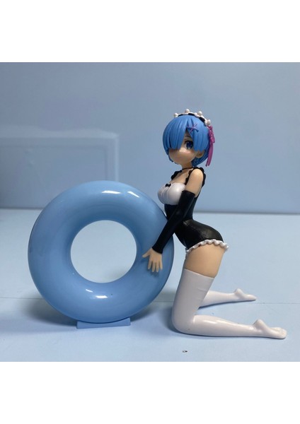 Re:zero -Başka Bir Dünyada Hayata Başlamak - Diz Çökmüş Yüzme Simidi Rem 13CM (Yurt Dışından) fiyatları