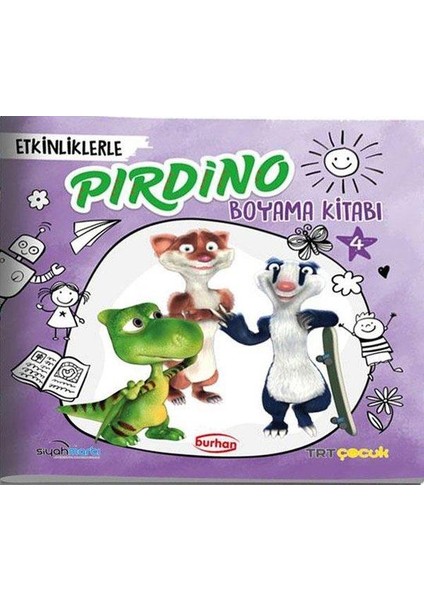 Trt Çocuk Etkinliklerle Pırdino Boyama Kitabı 4