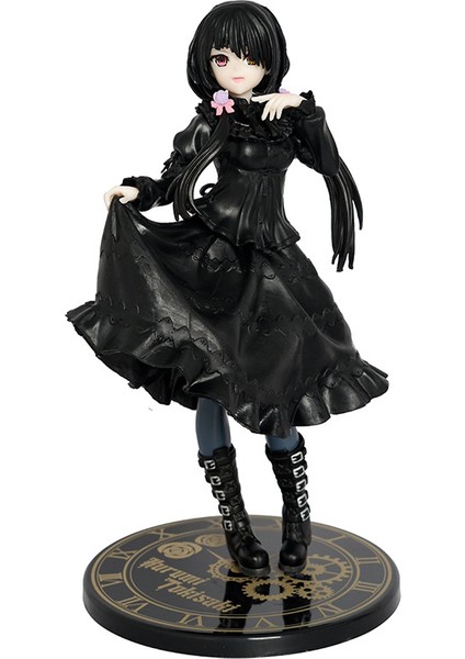 Date A Live Tokisaki Kurumi Elbise Siyah 20CM (Yurt Dışından)