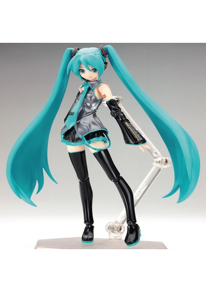 Hatsune Miku FIGMA014 Eklemli Hareketli Karakter Modeli 16CM (Yurt Dışından)