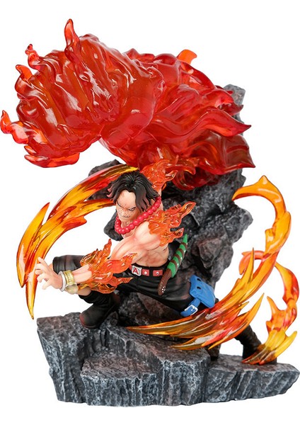 One Piece Anime Ateş Yumruğu Ace Sahnesi Yumruk Ace 18CM (Yurt Dışından)