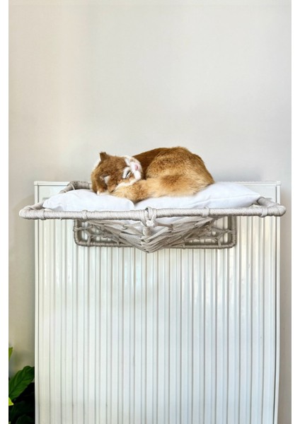 Katlanır Kedi Köpek Kalorifer Üstü Yatak, El Yapımı Kedi Köpek Radyatör Hamağı, 45CM*35CM fırsatları