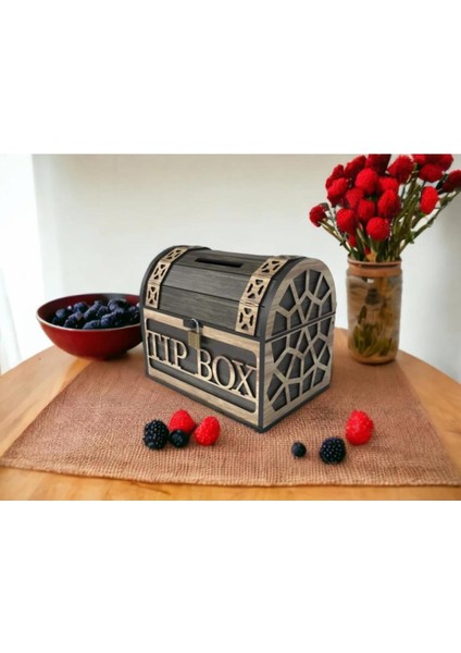 Klitli Tip Box Bahşiş Kutusu ve Kumbara Sandık Tipi Tipbox