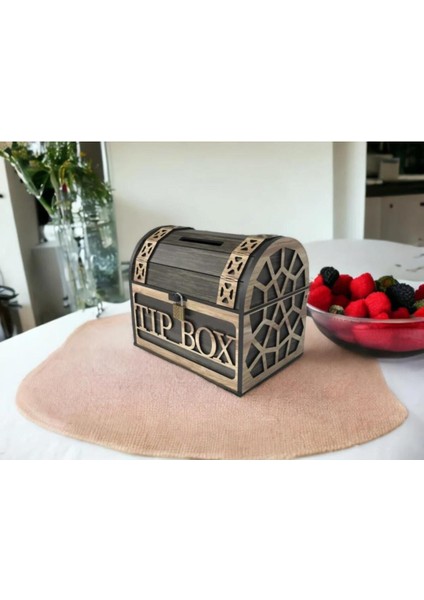 Klitli Tip Box Bahşiş Kutusu ve Kumbara Sandık Tipi Tipbox