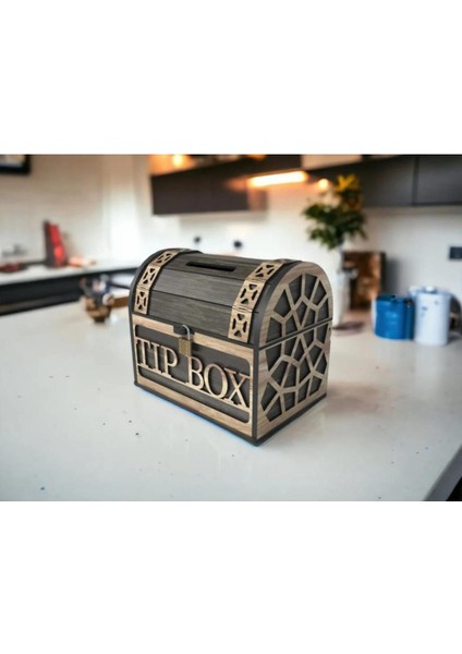 Klitli Tip Box Bahşiş Kutusu ve Kumbara Sandık Tipi Tipbox