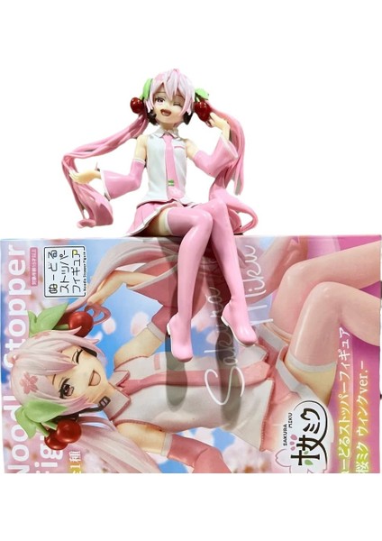 Anime Miku Hatsune Sakura Pembe Hatsune 16CM (Yurt Dışından)